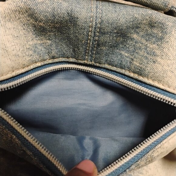 Acid Splash Denim Bag 💙 - Picture 3 of 8